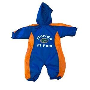 University Of Florida Gators Baby 3/6 M One piece Windbreaker